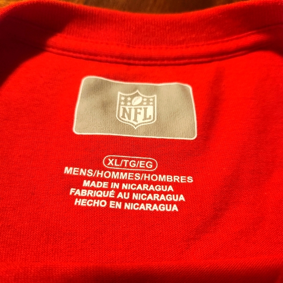 Men's NFL Kansas City Chiefs Short Sleeve Shirt Size XL - Picture 8 of 8